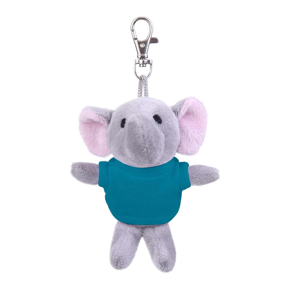 Elephant Keychain with Tee 4"
