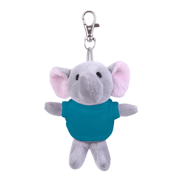 Elephant Keychain with Tee 4"