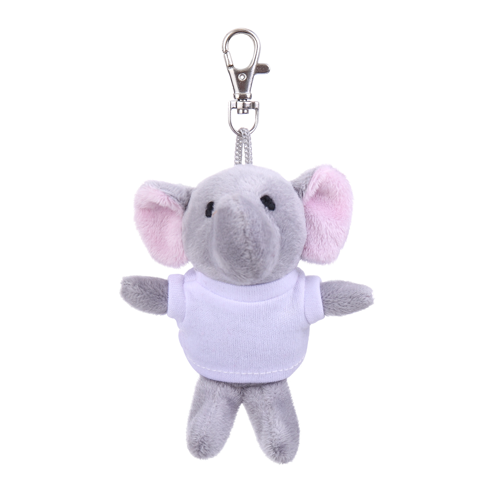 Elephant Keychain with Tee 4"