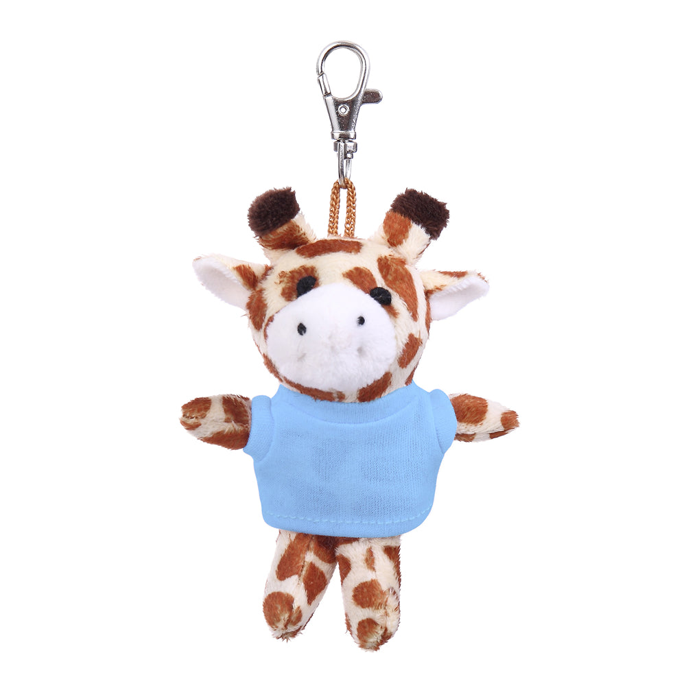Giraffe Keychain with Tee 4"