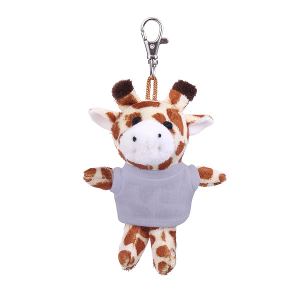 Giraffe Keychain with Tee 4"