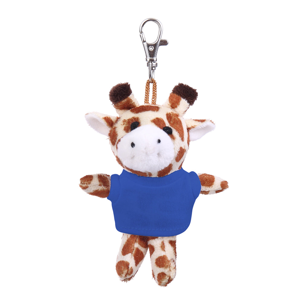 Giraffe Keychain with Tee 4"