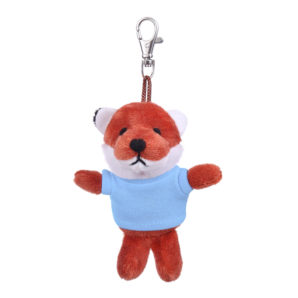 Fox Keychain with Tee 4"