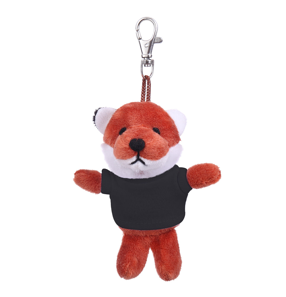 Fox Keychain with Tee 4"