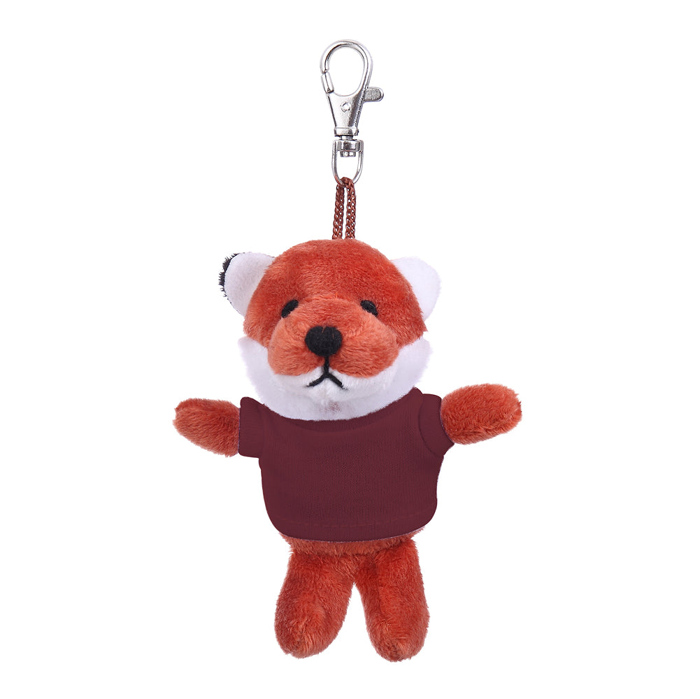 Fox Keychain with Tee 4"