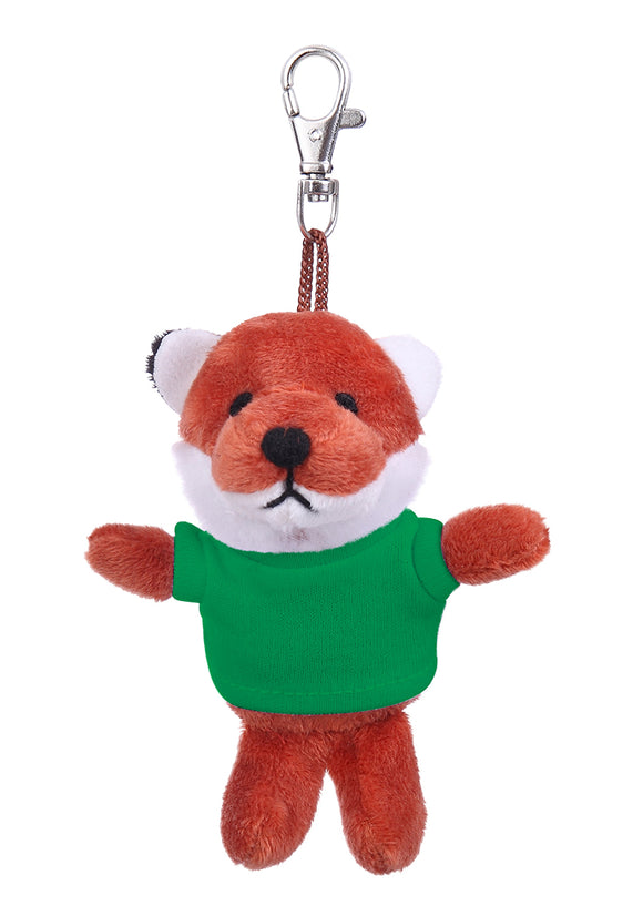 Fox Keychain with Tee 4"