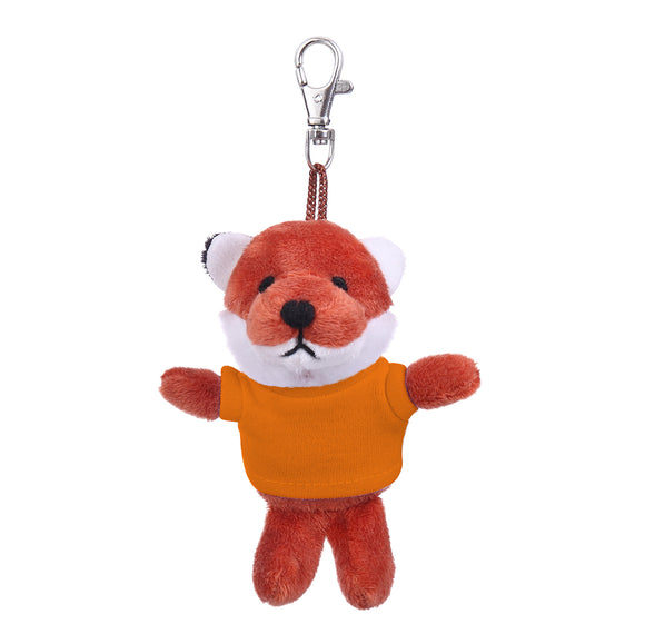 Fox Keychain with Tee 4"