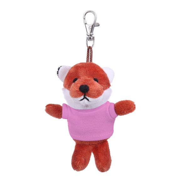 Fox Keychain with Tee 4"