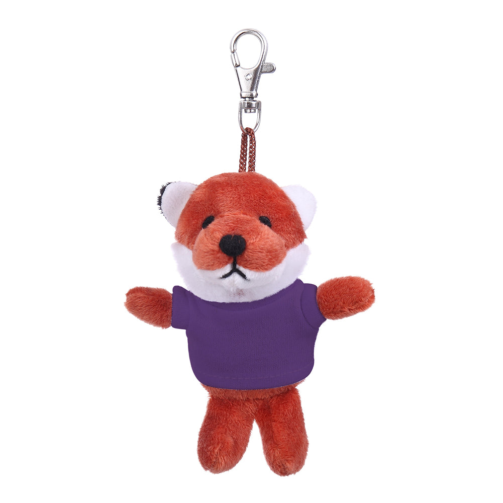 Fox Keychain with Tee 4"