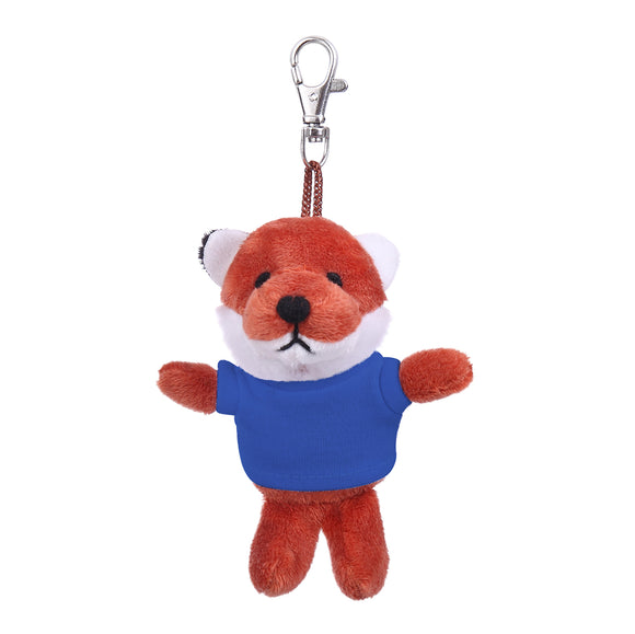 Fox Keychain with Tee 4"