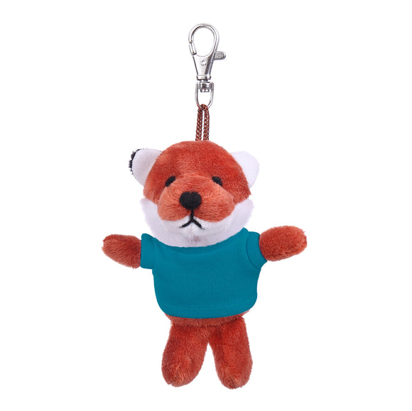 Fox Keychain with Tee 4"