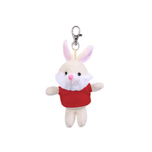 Soft Plush Bunny Keychain with Tee