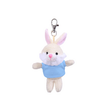 Soft Plush Bunny Keychain with Tee