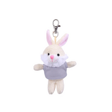 Soft Plush Bunny Keychain with Tee