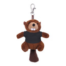Beaver Keychain with Tee 4"-1