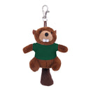 Beaver Keychain with Tee 4"-4