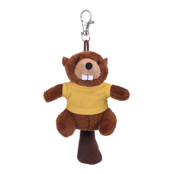 Beaver Keychain with Tee 4"