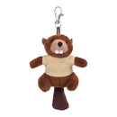 Beaver Keychain with Tee 4"-13
