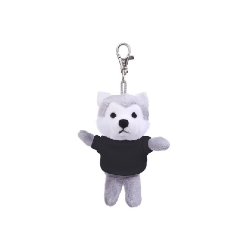 Wolf Keychain with Tee 4"