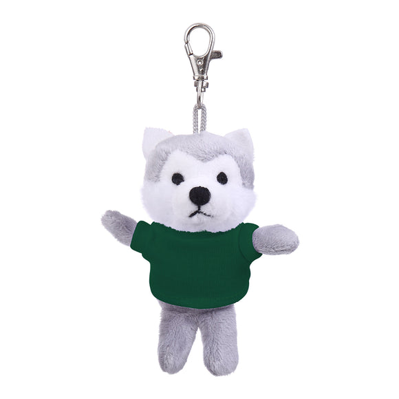 Husky Keychain with Tee 4"