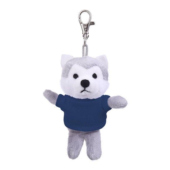 Husky Keychain with Tee 4"