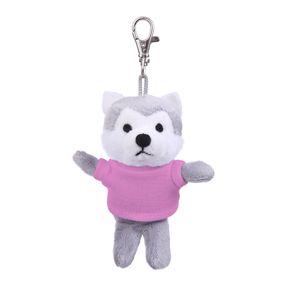 Husky Keychain with Tee 4"