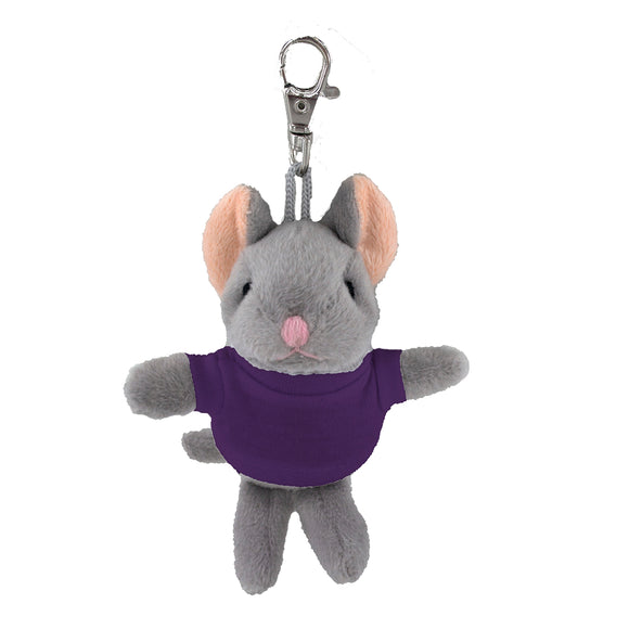 Mouse Keychain with Tee 4"