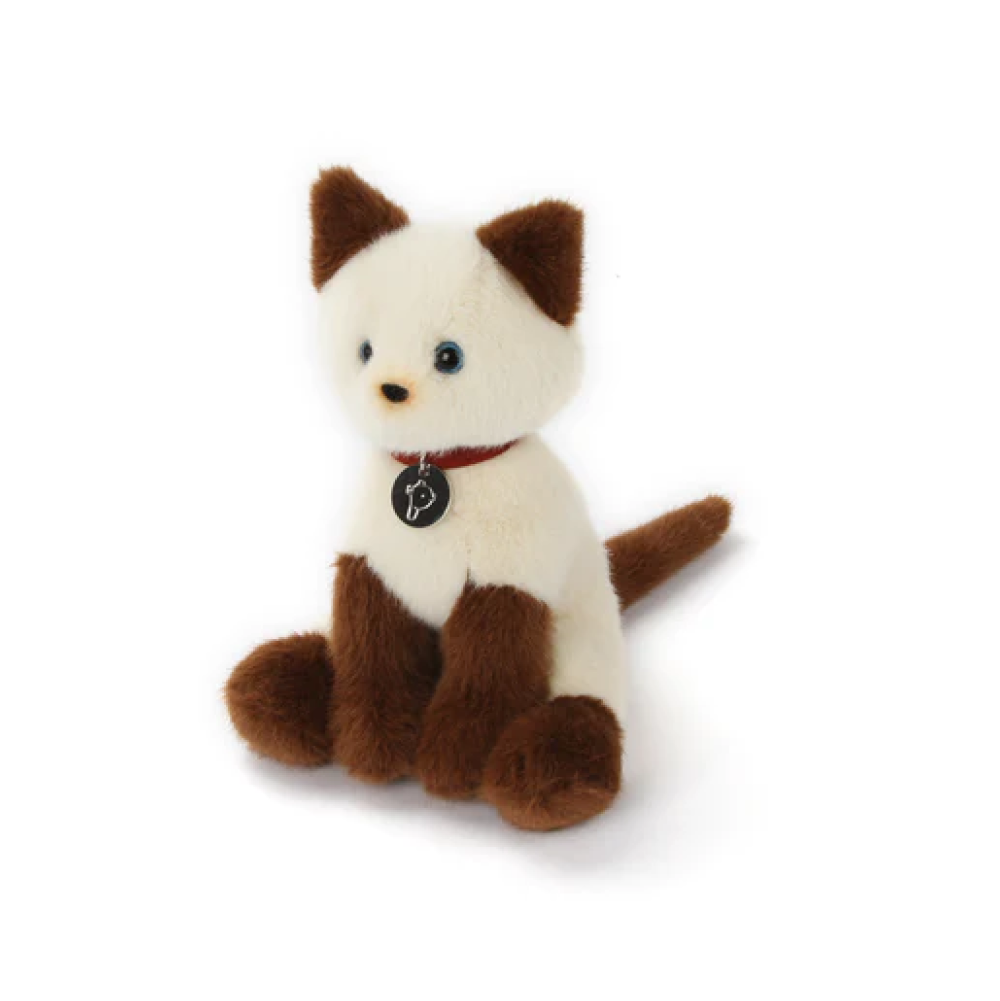 Mochi the Siamese Kitty with Collar 8"