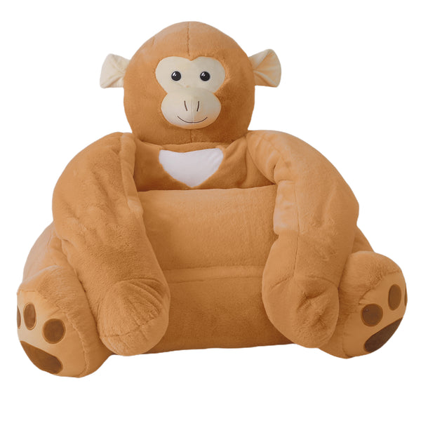 Monkey Sensory Weighted Stuffed Animals Long Arm Bean Bag Chair