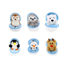 Six Zip Up Snowball Penguin, Sloth, Polar Bear, Penguin, Snowman, Reindeer Plush Toy Specification, Featuring a Soft, Plush Design That Zips Into a Snowball by Plushland.