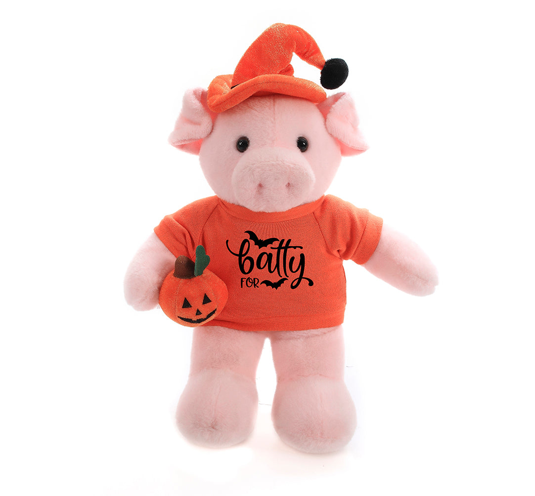 12'' Standing Halloween Floppy Pig with by Plushland