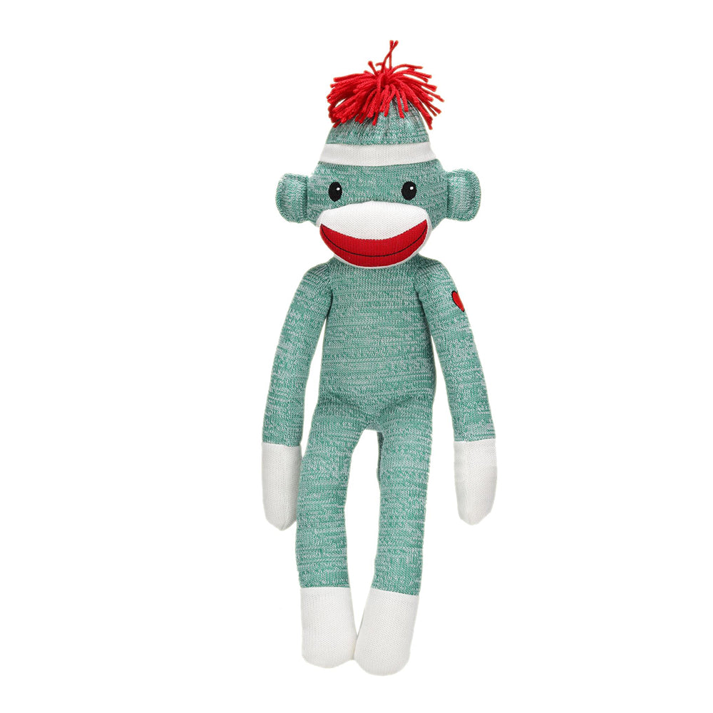 Sock Monkey 20" Green