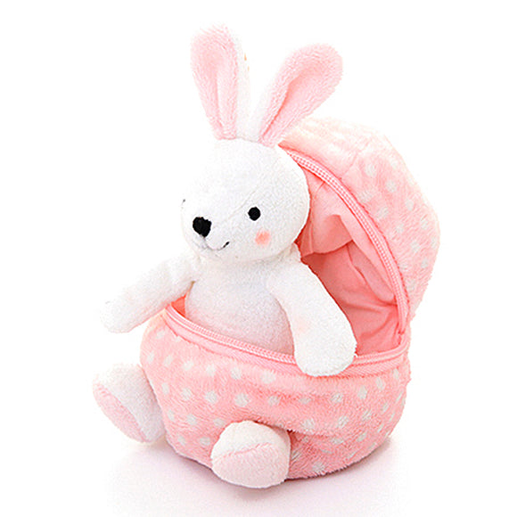 Easter Bunny Zip Up Egg 6"