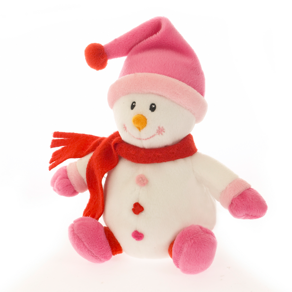 Baby Snowman 8" - PInk