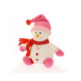 Plushland Baby Snowman Stuffed Animal Plush Toy,Embroidered Eyes Cuddles Toy with Hat and Scarf Best Gift for Kids,Home and Car Decor 6 Inch