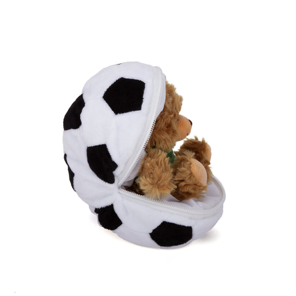 Soccer Ball Zip Up Bear - additional plush stuffed animal photo 16