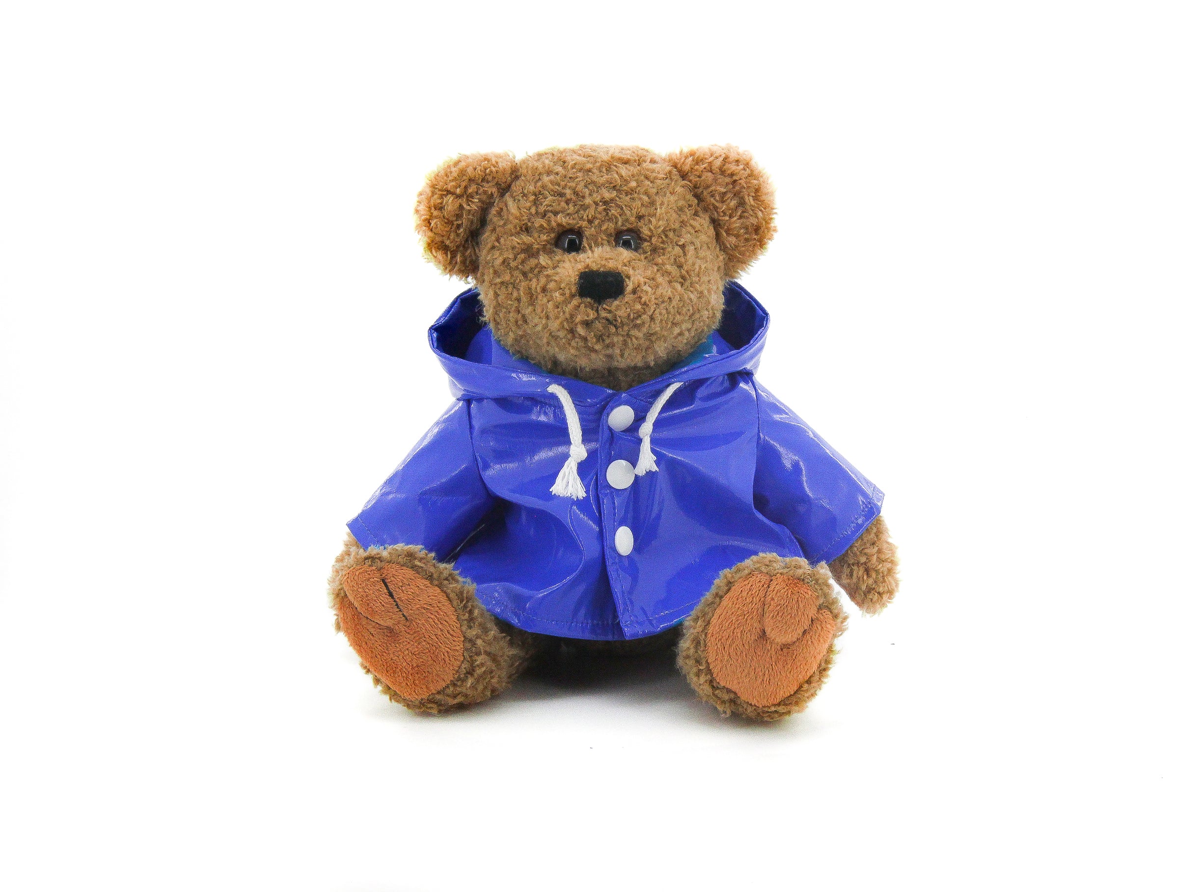 Oatmeal Bear with Raincoat 12"