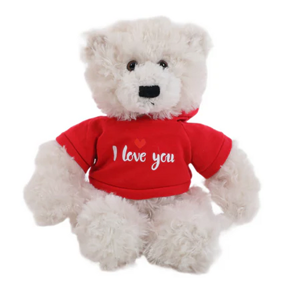 Brandon Bear in Love Hoodie 12"