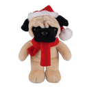 Customizable Scarf Pug 8"-1