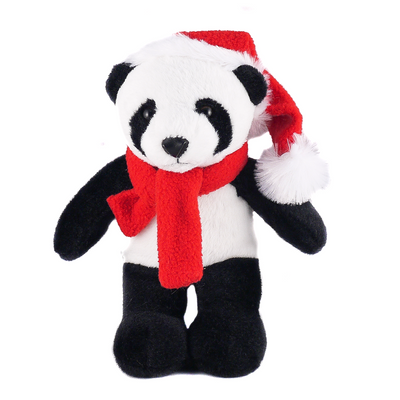Christmas Panda with Scarf 12"