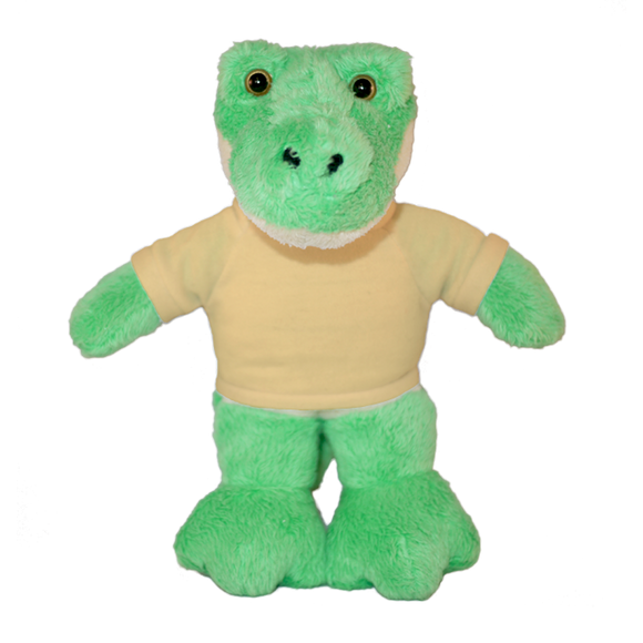 Soft Plush Alligator with Tee 12"