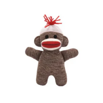 Sock Monkey Ornament 4"