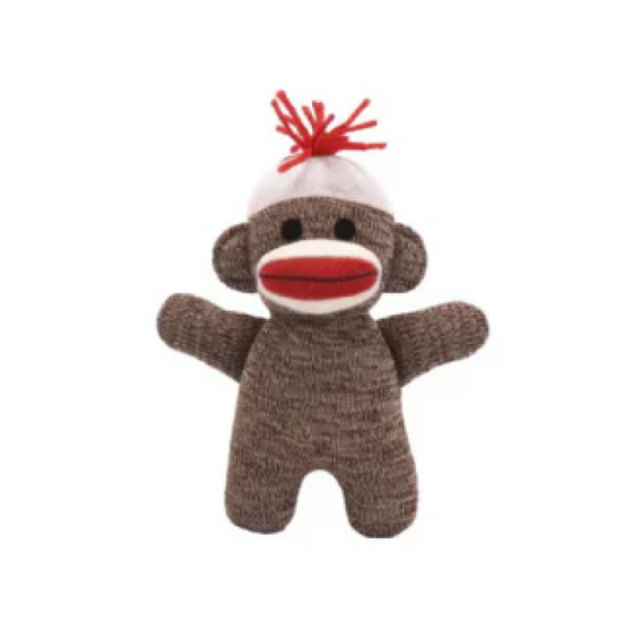 Sock Monkey Ornament 4"