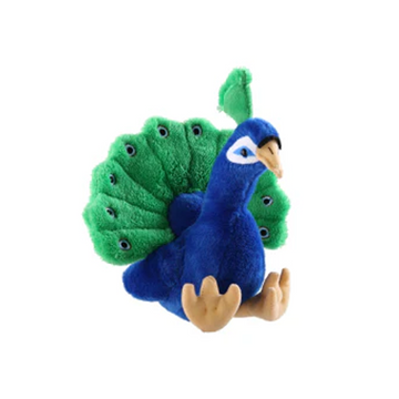 Soft Plush Peacock 8"