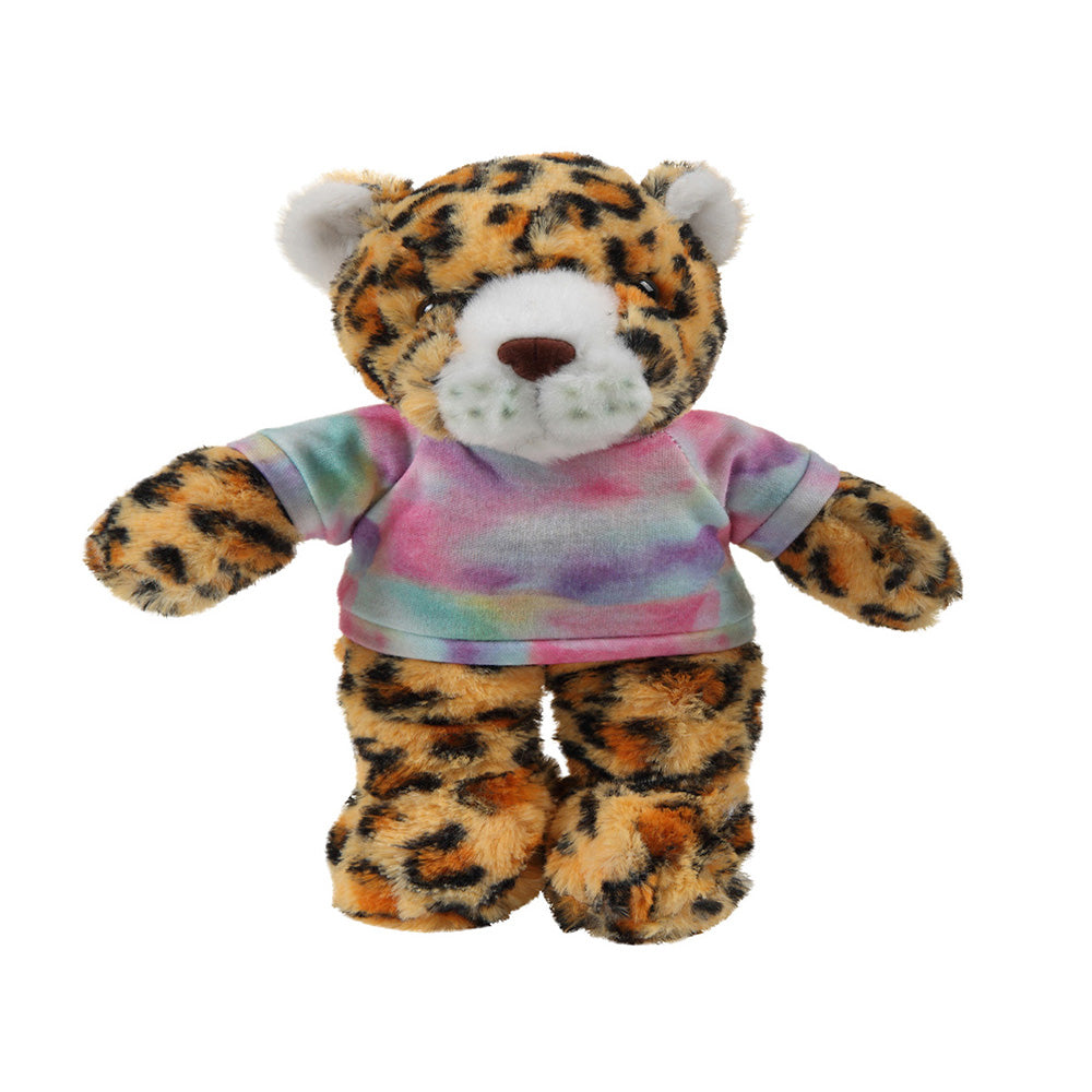 Soft Plush Leopard with Tee 8"