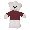Soft Plush White Teddy Bear with Tee-3
