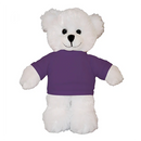 Soft Plush White Teddy Bear with Tee-4