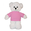 Soft Plush White Teddy Bear with Tee-12