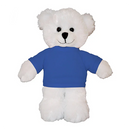 Soft Plush White Teddy Bear with Tee-17