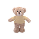 Soft Plush Tan Teddy Bear with Tee-3